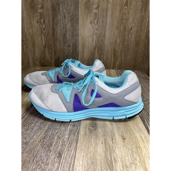 Nike Lunarfly+ 3 Pure Platinum Gray Blue Running Shoes Womens Size 11 487751-004 - Picture 6 of 14